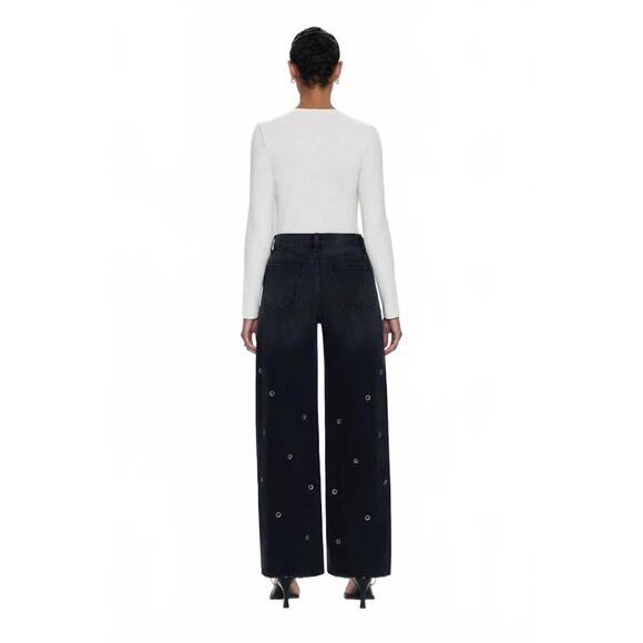 NEW PISTOLA hendrix high rise baggy pants in glamour - Picture 3 of 3